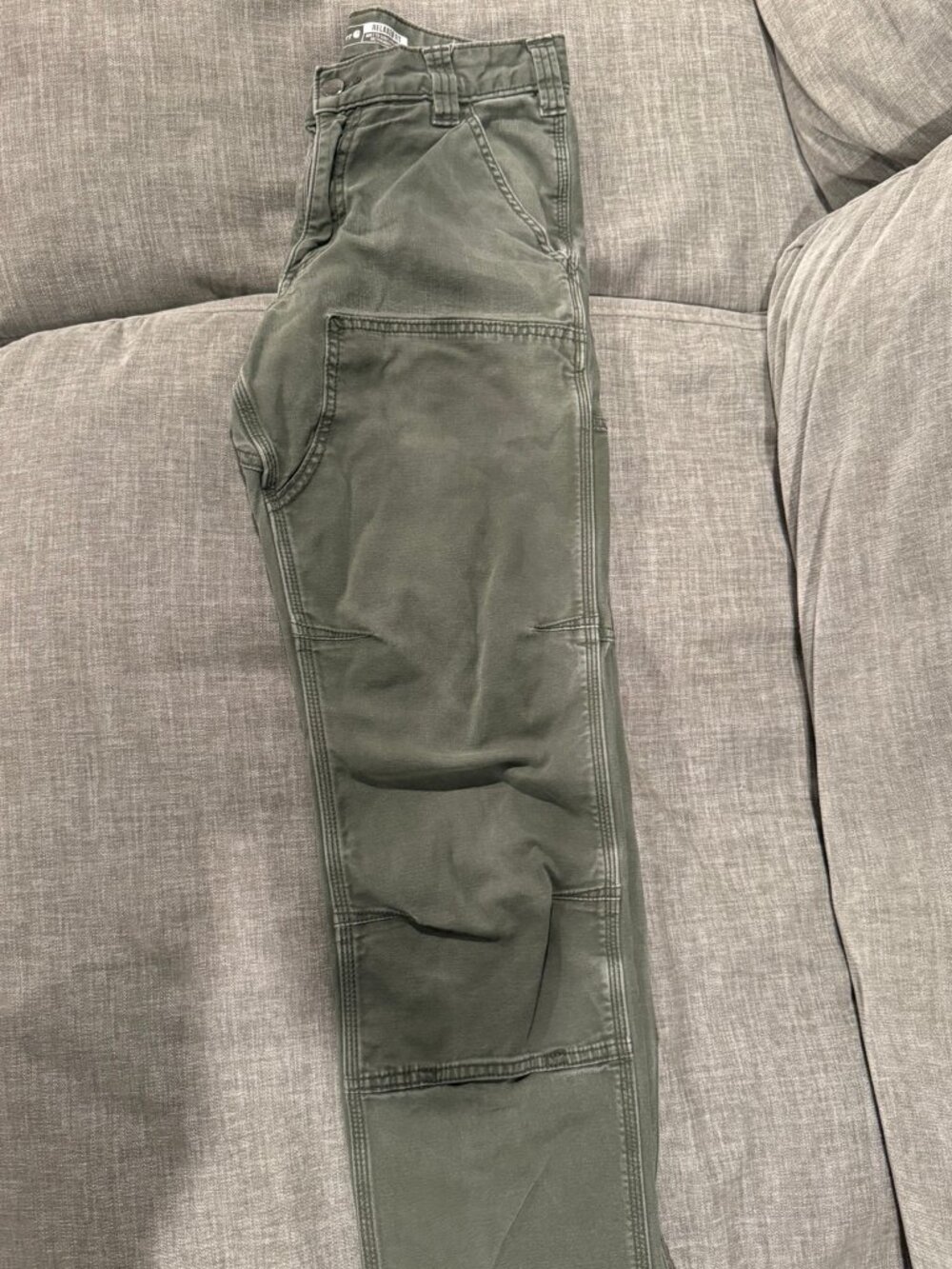Carhartt Relaxed Fit Double Knee Work Pants Olive Green 30x32